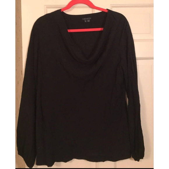 Theory cowl neck blouse. - Picture 2 of 6